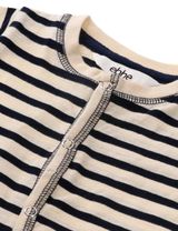 Ebbe Kids Strampler Streifen beige 74 (6-9 Monate) Offwhite stripe - 2
