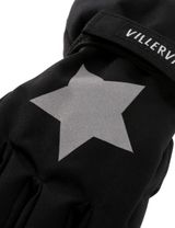 Villervalla Handschuhe Sterne Wasserdicht (8000mm) schwarz 116 (5-6 Jahre) - 2