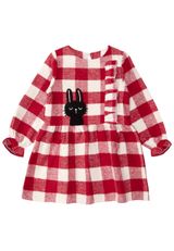Denokids Kariert rot/weiss 104 - 0