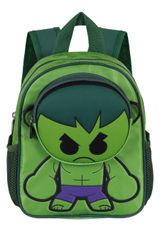 Marvel Hulk Bobblehead-Pocket Rucksack 22x28x10 cm grün gruen Onesize Kinder - 1