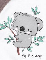 NINI Body croisé Koala Blanc - 3