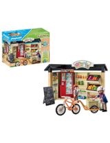 Playmobil 83 Teile PLAYMOBIL® 24-Stunden Hofladen Country 19,5x12x15 cm 4+ Jahre bunt - 0