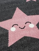 Teppich Sternschnuppe Sterne rosa 120x170 - 2