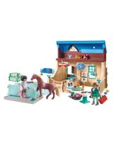 Playmobil 164 Teile PLAYMOBIL® Reittherapie & Tierarztpraxis Horses of Waterfall 29x24x23,5 cm 5+ Jahre bunt - 0