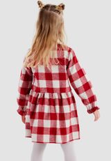 Denokids Kariert rot/weiss 104 - 5