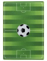 Teppich Fußball Spielfeld Antirutsch grün 80x120 - 0
