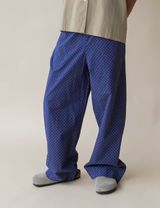 STUDIO FEDER Hose navy/weiß X-Large - 6