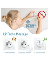 SIPO 14 pièces Sécurité de prise Blanc - 2