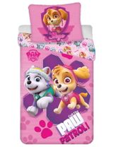 Paw Patrol 2 pièces Linge de lit 135x100 cm Rose - 0