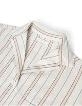 STUDIO FEDER Hemd creme/rosa/blau/braun Small - 1