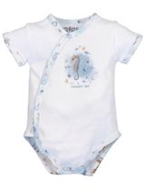 NINI Body croisé Faune Marine 0-6 mois Bleu - 0