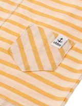 Ebbe Kids Strampler Streifen beige 80 (9-12 Monate) Yellow stripe - 4
