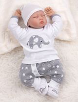 Baby Sweets Schuhe Little Elephant weiß 3-6 Monate (68) - 2