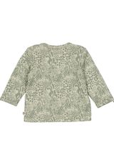Müsli by Green Cotton Babylangarmshirt Animal grün 74 - 1