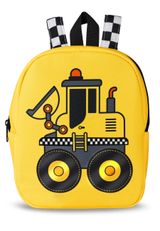 Bulldozer Boy Schule Backpack 26x22x11 cm gelb OS - 0