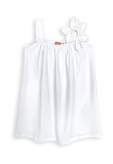 Denokids Kleid Unifarben weiss 140 - 0
