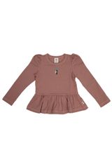 Müsli by Green Cotton Langarmshirt Unifarben rosa 104 - 0