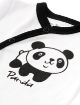 NINI Body Panda weiß 68 (3-6 Monate) - 2