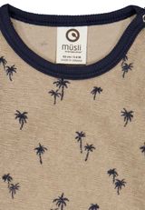 Müsli by Green Cotton Langarmbody Alloverprint beige 68 - 2