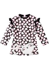 Denokids Silver Cat Kleid Mädchen schwarz 110 - 0