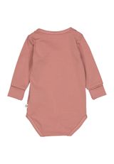 Müsli by Green Cotton Langarmbody Unifarben rosa 80 - 1