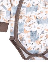 NINI Wickelbody Fuchs weiß 68 (3-6 Monate) - 3