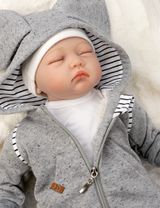 Koala Baby Grenouillère Boucle Rayures Blanc 3-6M (68 cm) - 2