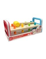 Hape 10 Teile Klopfbank Holz 23x10,7x10,2 cm 12+ Monate bunt - 0