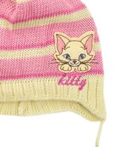 Aliap Mütze Katze rosa 68 (3-6 Monate) - 2