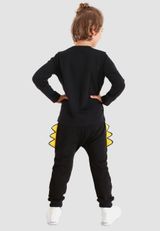 Denokids Unifarben schwarz 104 - 8