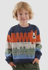 Jumper Jungen dunkelblau 104 - 3