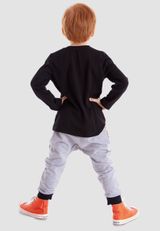 Denokids Unifarben schwarz 104 - 8