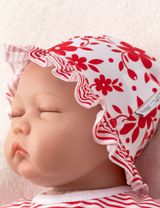 Baby Sweets 3 Teile Set Floral rot Newborn (56) - 4