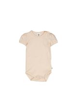 Müsli by Green Cotton Kurzarmbody Unifarben rosa 74 - 1