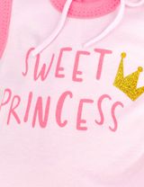 Baby Sweets 3 Teile Set Krone Sweet Princess rosa 1 Monat (56) - 5