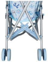 Idena Puppenwagen Teddybär CE-zertifiziert 52x26x55 cm 3+ Jahre blau - 4