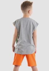 Denokids Print grau 104 - 7