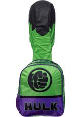 Marvel Hulk Go!-Hooded Rucksack 26x31x11 cm grün gruen Onesize Kinder - 1