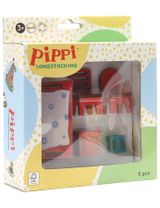 Pippi 5 pièces Maisons de poupées 85x50x35 mm 3+ ans Multicolore - 1