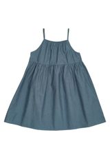 Green Cotton Kleid blau 86 - 0