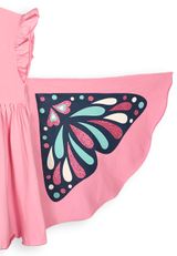 Denokids Kleid Print pink 92 - 2