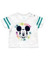 Disney T-shirt Mickey Mouse Blanc - 0