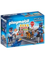 Playmobil 48 Teile PLAYMOBIL® Polizei Straßensperre City Action 7,5x3x4,5 cm 4+ Jahre bunt - 0