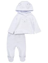 Rock A Bye Baby Boutique 2 pièces Ensemble Ours blanc Blanc - 0