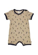 Müsli by Green Cotton Kurzarmbody Alloverprint beige 74 - 0