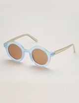 BabyMocs Sonnenbrille Rund 100% UV-Schutz (UV400) blau Onesize Kinder - 1