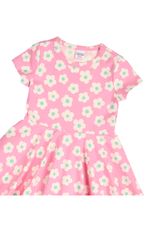 Green Cotton Sommerkleid pink 86 - 2