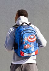 Marvel Captain America Gears-PLUS Running Rucksack 34x46x21 cm blau blau Onesize Kinder - 7