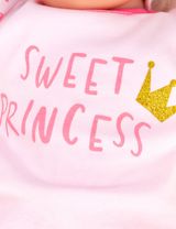 Baby Sweets 2 Teile Set Krone Sweet Princess rosa 62 (0-3 Monate) - 5