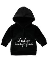 Baby Sweets Hoodie Ladys beruhigt euch Grüße, Gemüse schwarz 122 (6-7 Jahre) - 0